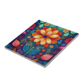 フォーク花 タイル (側面)