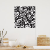 フォーク花 ポスター (キッチン)