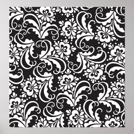 フォーク花 ポスター (正面)