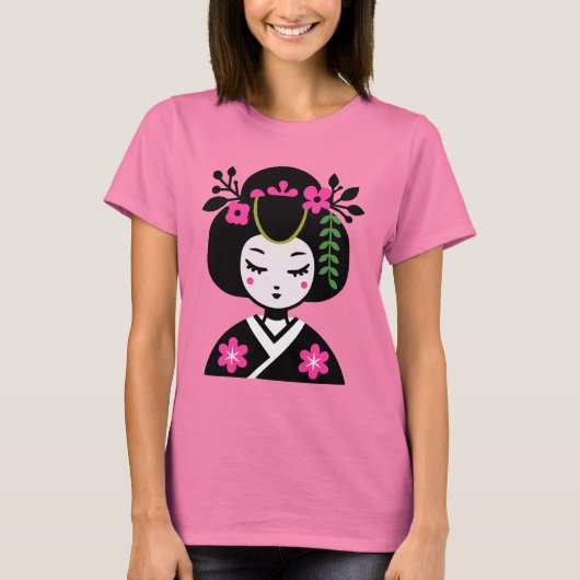 フォーク芸者 Tシャツ (正面)