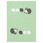 フォーク芸術の刺激を受けたな鶏のテーブルクロス テーブルクロス (正面)