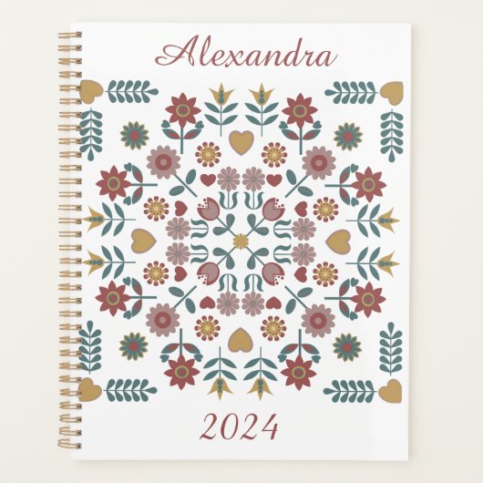 フォーク芸術 プランナー手帳 (正面)