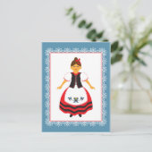 フォーク衣装 ポストカード (スタンド正面)