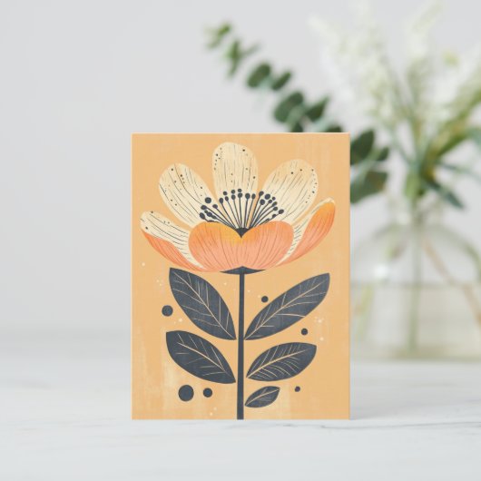 フォーク開花267 ポストカード (スタンド正面)