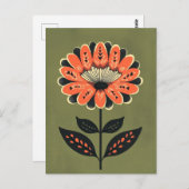 フォーク開花#234 ポストカード (正面/裏面)