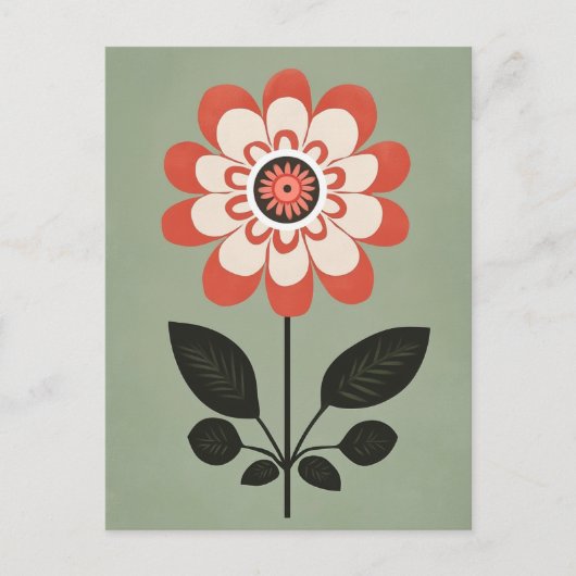 フォーク開花#236 ポストカード (正面)