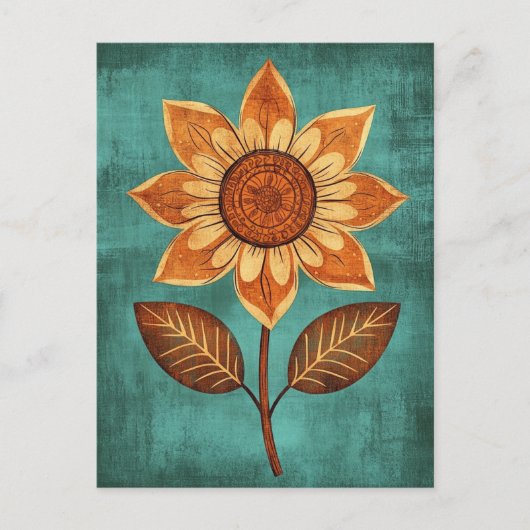 フォーク開花#242 ポストカード (正面)