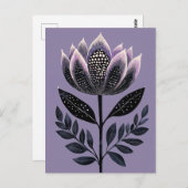 フォーク開花#245 ポストカード (正面/裏面)