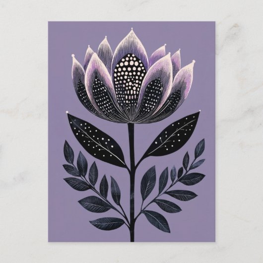 フォーク開花#245 ポストカード (正面)