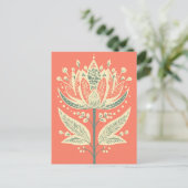 フォーク開花#247 ポストカード (スタンド正面)