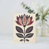 フォーク開花#248 ポストカード (スタンド正面)