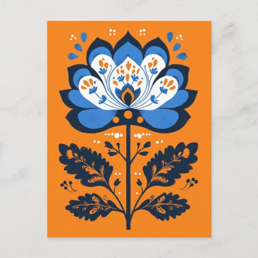 フォーク開花#249 ポストカード (正面)