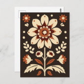 フォーク開花#250 ポストカード (正面/裏面)