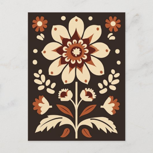 フォーク開花#250 ポストカード (正面)