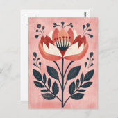 フォーク開花#253 ポストカード (正面/裏面)