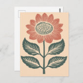 フォーク開花No.260 ポストカード (正面/裏面)