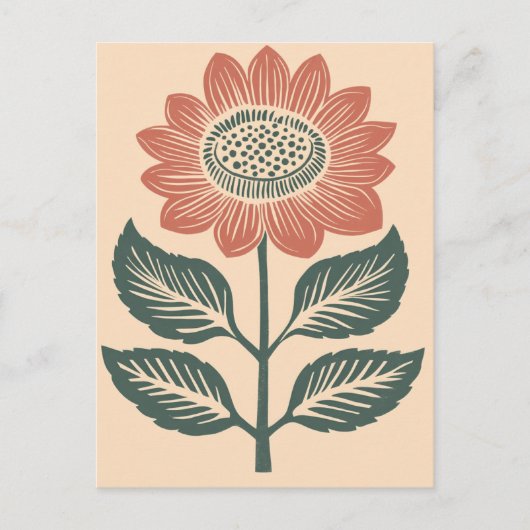 フォーク開花No.260 ポストカード (正面)