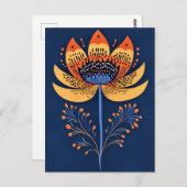 フォーク開花No.261 ポストカード (正面/裏面)