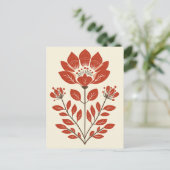 フォーク開花No.262 ポストカード (スタンド正面)