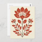 フォーク開花No.262 ポストカード (正面/裏面)