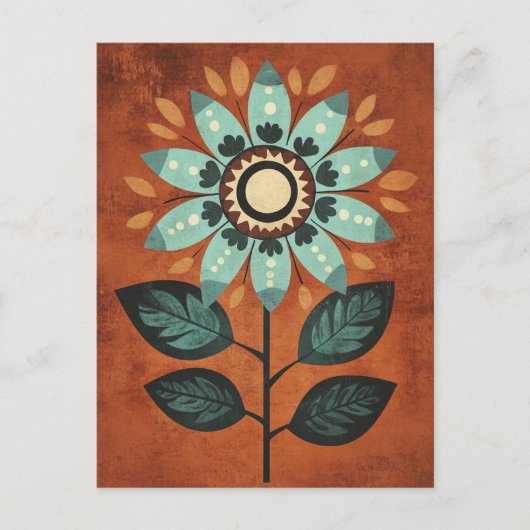 フォーク開花No.266 ポストカード (正面)