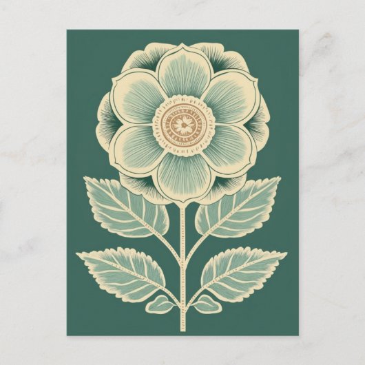 フォーク開花No.268 ポストカード (正面)