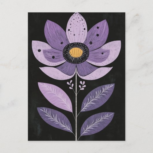 フォーク開花No.269 ポストカード (正面)