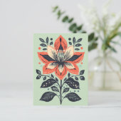 フォーク開花No.271 ポストカード (スタンド正面)