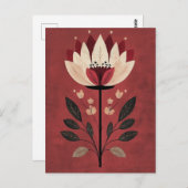 フォーク開花No.272 ポストカード (正面/裏面)