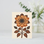 フォーク開花No.274 ポストカード (スタンド正面)