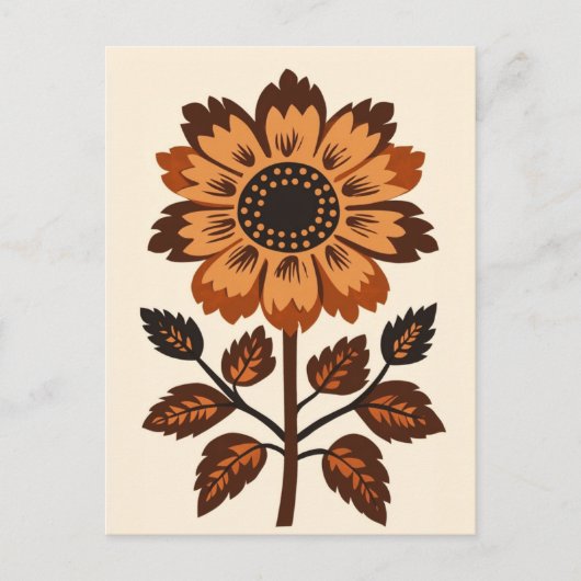 フォーク開花No.274 ポストカード (正面)