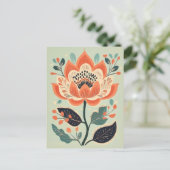 フォーク開花No.275 ポストカード (スタンド正面)