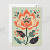 フォーク開花No.275 ポストカード (正面/裏面)