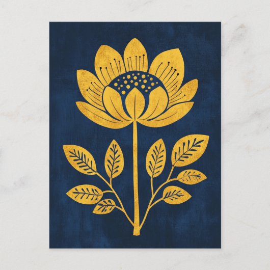 フォーク開花No.276 ポストカード (正面)