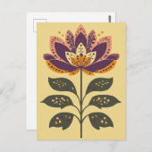 フォーク開花No.279 ポストカード (正面/裏面)