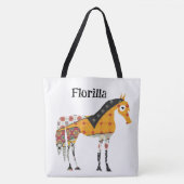 フォーク馬 トートバッグ (正面)