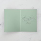 フォーク鮮やかアートターキーパンプキン秋感謝祭 カード (内部)