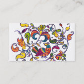 フォーク鳥 名刺 (裏面)