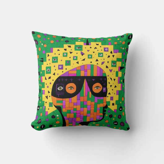 フォーク001ナンシー クッション (正面)