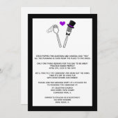 フォーク&スプーンリハーサルディナー招待状 招待状 (正面/裏面)