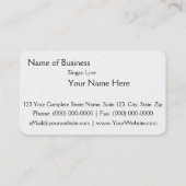 フォーク、スプーン、ナイフ 名刺 (裏面)