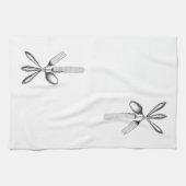 フォーク、ナイフ、スプーン – キッチンタオル (横)