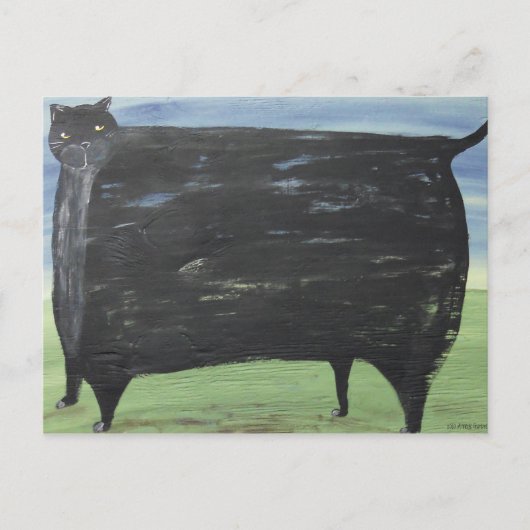 フォーク ファット キャット ポストカード (正面)