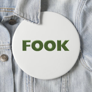 フォーク ホワイト コロッサル ボタン 缶バッジ