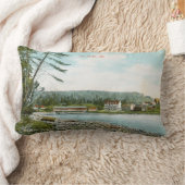 フォーク、メイン-ヴィンテージの写真のLumbarの枕 ランバークッション (ブランケット)