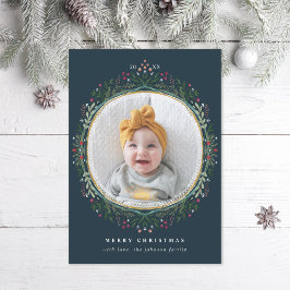 フォーク ワイルドフラワー リース フォト シーズンカード