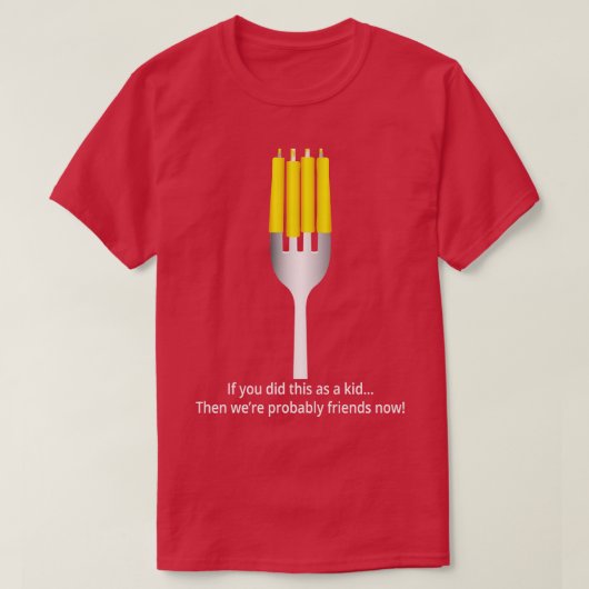 フォークNMac Tシャツ (デザイン正面)