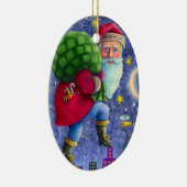 フォークSTおもちゃのバッグ付き屋根のニックつま先 セラミックオーナメント (右)