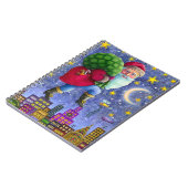 フォークSTおもちゃのバッグ付き屋根のニックつま先 ノートブック (左側)