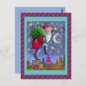 フォークSTおもちゃのバッグ付き屋根のニックつま先 ポストカード (正面/裏面)